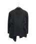COMME des GARCONS (コムデギャルソン) ベロア切替 ボタンレスジャケット ブラック サイズ:M：30000円
