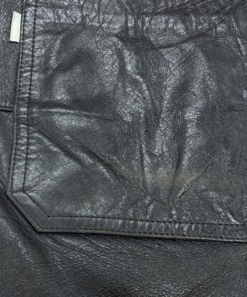 UNDERCOVER（アンダーカバー）UNDERCOVER (アンダーカバー) レザーパンツ ブラウン サイズ:Sの古着・服飾アイテム