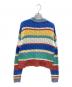 POLO RALPH LAUREN (ポロ・ラルフローレン) ロングスリーブボーダークロップドニットポロ ブルー サイズ:XS 未使用品：14000円