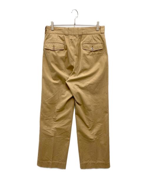 Tangent（タンジェント）Tangent (タンジェント) 2タックチノパン ブラウン サイズ:48の古着・服飾アイテム