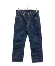 DENIME×WAREHOUSE（ドゥニーム×ウエアハウス）の古着「セルビッチデニムパンツ」｜インディゴ
