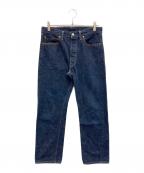 DENIMEドゥニーム）の古着「セルビッチデニムパンツ」｜インディゴ