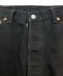 中古・古着 LEVI'S (リーバイス) 【古着】後染め501ブラックデニムパンツ ブラック サイズ:W34：10000円