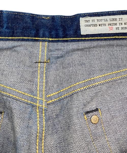 BONCOURA（ボンクラ）BONCOURA (ボンクラ) セルビッチデニムパンツ インディゴ サイズ:W32の古着・服飾アイテム