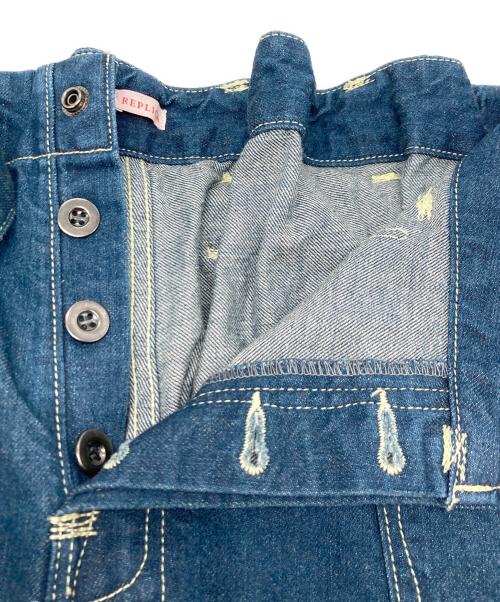 REPLICA（レプリカ）replica (レプリカ) Strapped Jeans インディゴ サイズ:Mの古着・服飾アイテム