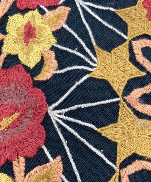 GRACE CONTINENTAL（（グレースコンチネンタル）GRACE CONTINENTAL (（グレースコンチネンタル) 刺繍ノースリーブワンピース ブラック サイズ:36の古着・服飾アイテム