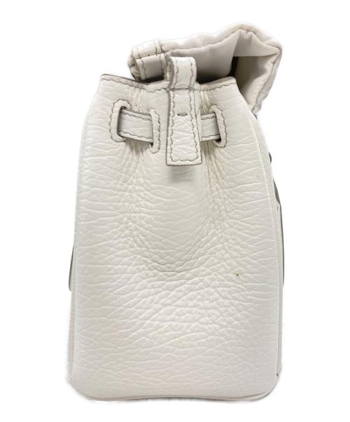 Maison Margiela（メゾンマルジェラ）Maison Margiela (メゾンマルジェラ) 5AC 2ポケット ショルダーバッグ ホワイトの古着・服飾アイテム