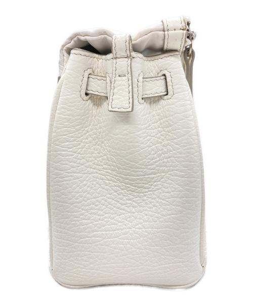 Maison Margiela（メゾンマルジェラ）Maison Margiela (メゾンマルジェラ) 5AC 2ポケット ショルダーバッグ ホワイトの古着・服飾アイテム