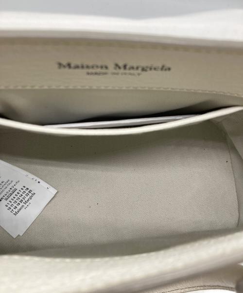 Maison Margiela（メゾンマルジェラ）Maison Margiela (メゾンマルジェラ) 5AC 2ポケット ショルダーバッグ ホワイトの古着・服飾アイテム