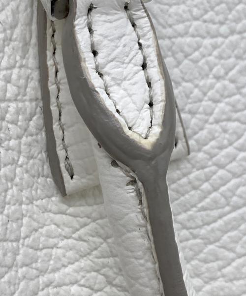 Maison Margiela（メゾンマルジェラ）Maison Margiela (メゾンマルジェラ) 5AC 2ポケット ショルダーバッグ ホワイトの古着・服飾アイテム