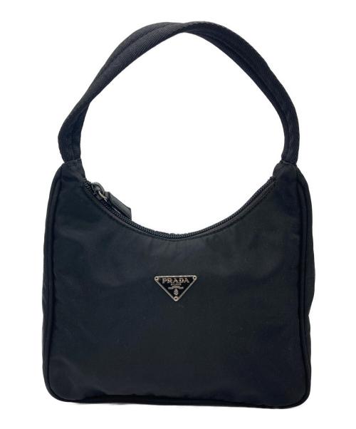 PRADA（プラダ）PRADA (プラダ) ナイロンミニバッグ ブラックの古着・服飾アイテム