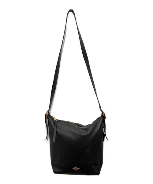 COACH（コーチ）COACH (コーチ) ヴァル ダッフルショルダーバッグ ブラックの古着・服飾アイテム