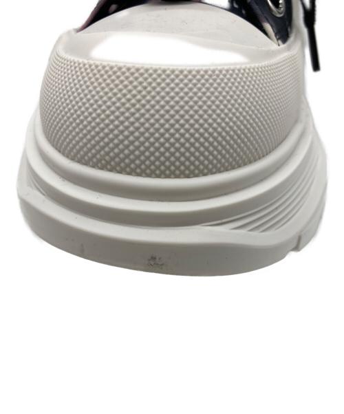 ALEXANDER McQUEEN（アレキサンダーマックイーン）ALEXANDER McQUEEN (アレキサンダーマックイーン) Tread Slick Lace Up 'Watercolour Graffiti' ブラック×ピンク サイズ:SIZE 37の古着・服飾アイテム