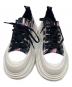中古・古着 ALEXANDER McQUEEN (アレキサンダーマックイーン) Tread Slick Lace Up 'Watercolour Graffiti' ブラック×ピンク サイズ:SIZE 37：20000円