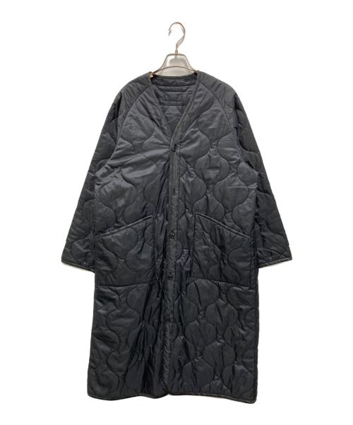 HYKE（ハイク）HYKE (ハイク) QUILTED LINER COAT ブラック サイズ:Mの古着・服飾アイテム