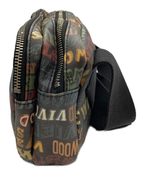 Vivienne Westwood man（ヴィヴィアン ウェストウッド マン）Vivienne Westwood man (ヴィヴィアン ウェストウッド マン) 総柄ボディバッグ ブラックの古着・服飾アイテム