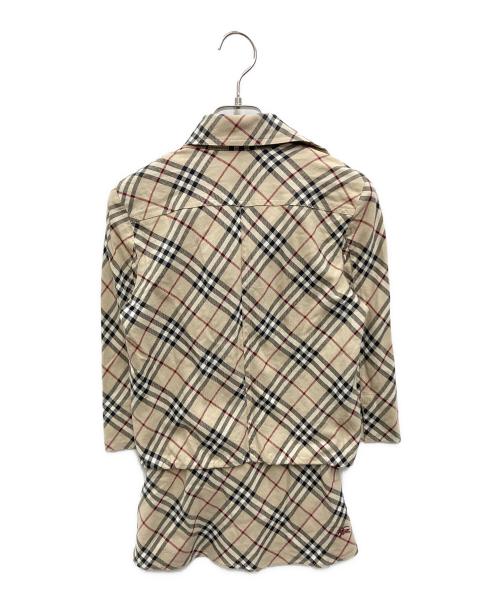 BURBERRY LONDON（バーバリーロンドン）BURBERRY LONDON (バーバリーロンドン) ノバチェックレイヤードミニワンピ ベージュ サイズ:36の古着・服飾アイテム