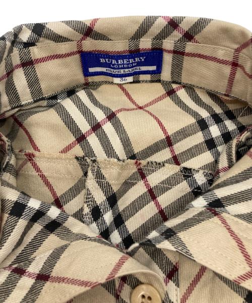 BURBERRY LONDON（バーバリーロンドン）BURBERRY LONDON (バーバリーロンドン) ノバチェックレイヤードミニワンピ ベージュ サイズ:36の古着・服飾アイテム