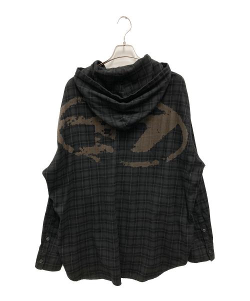 DIESEL（ディーゼル）DIESEL (ディーゼル) S-DEWNY-HOOD-B ブラック サイズ:46 未使用品の古着・服飾アイテム