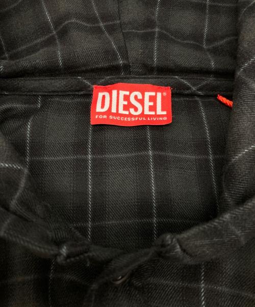 DIESEL（ディーゼル）DIESEL (ディーゼル) S-DEWNY-HOOD-B ブラック サイズ:46 未使用品の古着・服飾アイテム