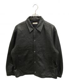JOURNAL STANDARD relume（ジャーナルスタンダード レリューム）の古着「ラムレザー コーチジャケット」｜ブラック