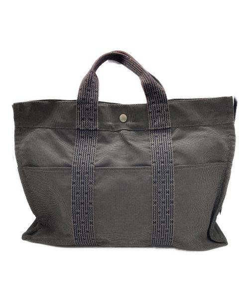 HERMES（エルメス）HERMES (エルメス) エールラインMM トートバッグ ブラックの古着・服飾アイテム