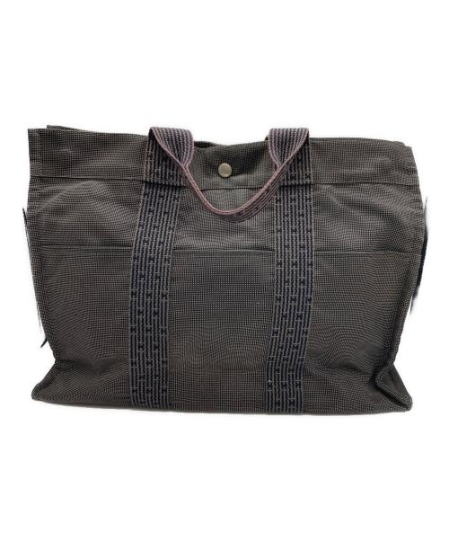 HERMES（エルメス）HERMES (エルメス) エールラインMM トートバッグ ブラックの古着・服飾アイテム