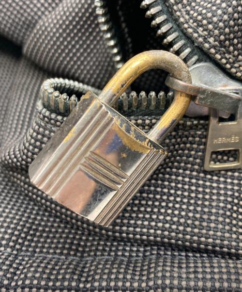 HERMES（エルメス）HERMES (エルメス) エールラインMM トートバッグ ブラックの古着・服飾アイテム