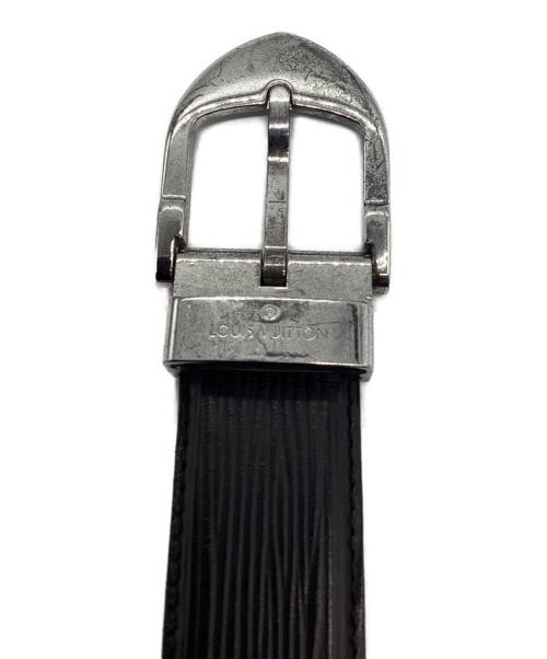 LOUIS VUITTON（ルイ ヴィトン）LOUIS VUITTON (ルイ ヴィトン) サンチュールベルト ブラック×シルバーの古着・服飾アイテム