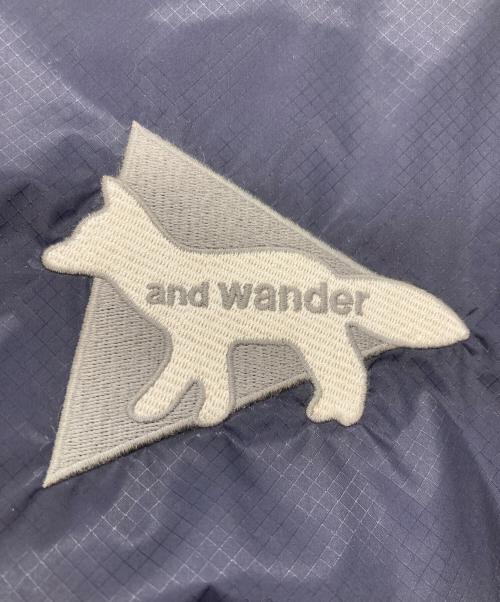 and wander（アンドワンダー）and wander (アンドワンダー) MAISON KITSUNE (メゾンキツネ) バックパック ネイビーの古着・服飾アイテム