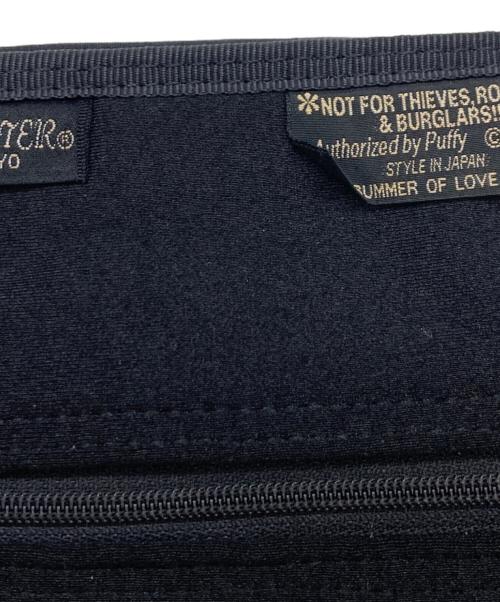 PORTER（ポーター）PORTER (ポーター) PUFFY (パフィー) 3つ折り財布 ブラックの古着・服飾アイテム