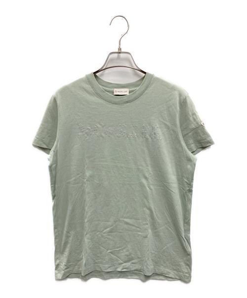 MONCLER（モンクレール）MONCLER (モンクレール) SS T-SHIRT ミントグリーン サイズ:Mの古着・服飾アイテム