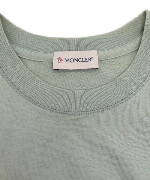 MONCLER（モンクレール）MONCLER (モンクレール) SS T-SHIRT ミントグリーン サイズ:Mの古着・服飾アイテム