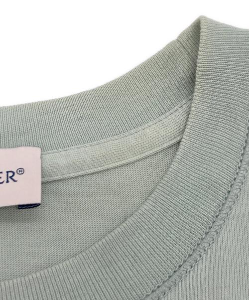MONCLER（モンクレール）MONCLER (モンクレール) SS T-SHIRT ミントグリーン サイズ:Mの古着・服飾アイテム