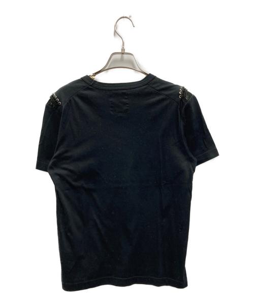 noir kei ninomiya（ノワール ケイ ニノミヤ）noir kei ninomiya (ノワール ケイ ニノミヤ) 変形デザインTシャツ ブラック サイズ:Mの古着・服飾アイテム
