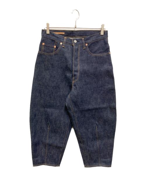 SCYEBASICS（サイベーシックス）SCYEBASICS (サイベーシックス) デニムバルーンパンツ インディゴ サイズ:26 未使用品の古着・服飾アイテム