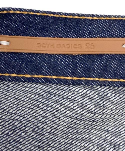 SCYEBASICS（サイベーシックス）SCYEBASICS (サイベーシックス) デニムバルーンパンツ インディゴ サイズ:26 未使用品の古着・服飾アイテム