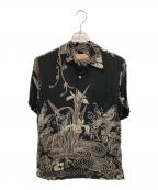 native Hawaiianネイティブハワイアン）の古着「【古着】ヴィンテージアロハシャツ」｜ブラック