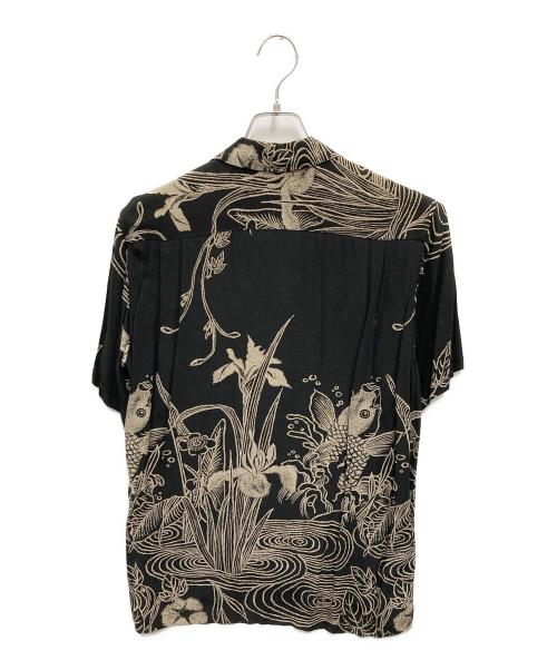 native Hawaiian（ネイティブハワイアン）native Hawaiian (ネイティブハワイアン) 【古着】ヴィンテージアロハシャツ ブラック サイズ:36の古着・服飾アイテム