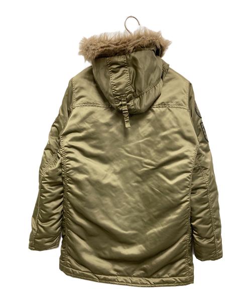 Hysteric Glamour（ヒステリックグラマー）Hysteric Glamour (ヒステリックグラマー) エアフォースワッペン付フーデッドコート オリーブ サイズ:Sの古着・服飾アイテム
