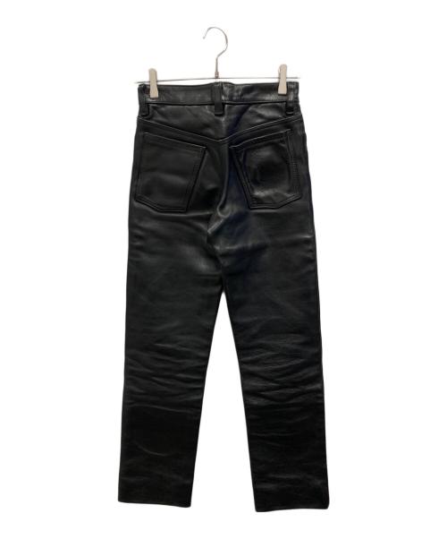 VANSON（バンソン）VANSON (バンソン) レザーパンツ ブラック サイズ:W28の古着・服飾アイテム