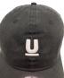 中古・古着 New Era (ニューエラ) UNDERCOVER (アンダーカバー) ロゴ刺繍キャップ ブラック：9000円