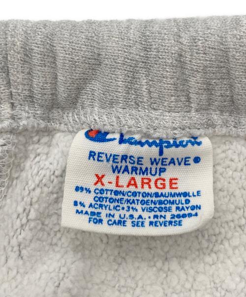 Champion REVERSE WEAVE（チャンピオン リバース ウィーブ）Champion REVERSE WEAVE (チャンピオン リバース ウィーブ) 【古着】80'sスウェットパンツ グレー サイズ:XLの古着・服飾アイテム