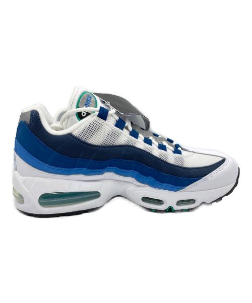 NIKE（ナイキ）NIKE (ナイキ) AIR MAX 95 BIG BUBBLE ホワイト×ブルー サイズ:26㎝ 未使用品の古着・服飾アイテム