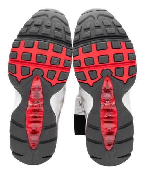 NIKE（ナイキ）NIKE (ナイキ) AIR MAX 95 BIG BUBBLE ホワイト×レッド サイズ:26.0 未使用品の古着・服飾アイテム