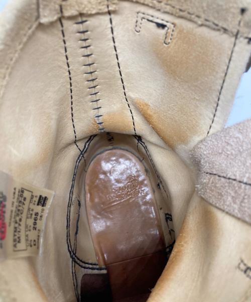 RED WING（レッドウィング）RED WING (レッドウィング) ショートエンジニアブーツ ベージュ サイズ:24.5の古着・服飾アイテム