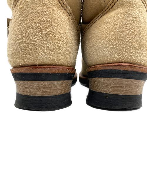 RED WING（レッドウィング）RED WING (レッドウィング) ショートエンジニアブーツ ベージュ サイズ:24.5の古着・服飾アイテム