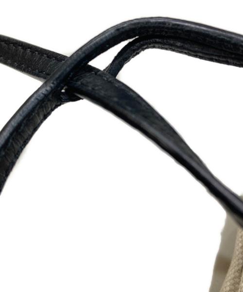 BALENCIAGA（バレンシアガ）BALENCIAGA (バレンシアガ) NAVY CABAS XS ホワイト×ブラックの古着・服飾アイテム