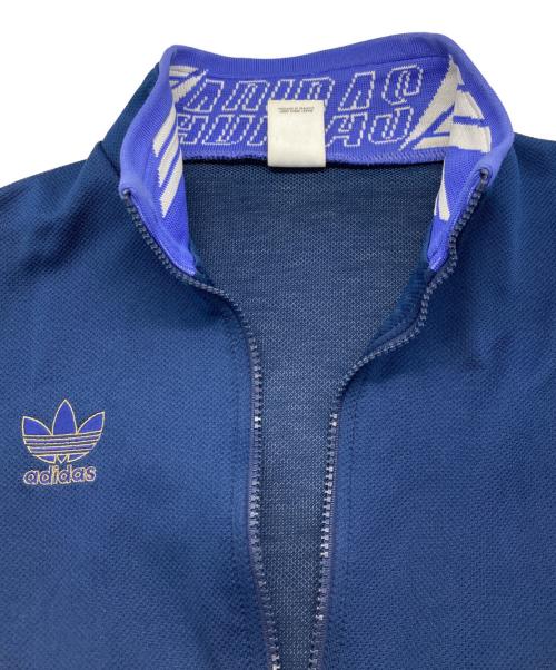 adidas（アディダス）adidas (アディダス) トレフォイル刺繍ロゴトラックジャケット ネイビー サイズ:Lの古着・服飾アイテム