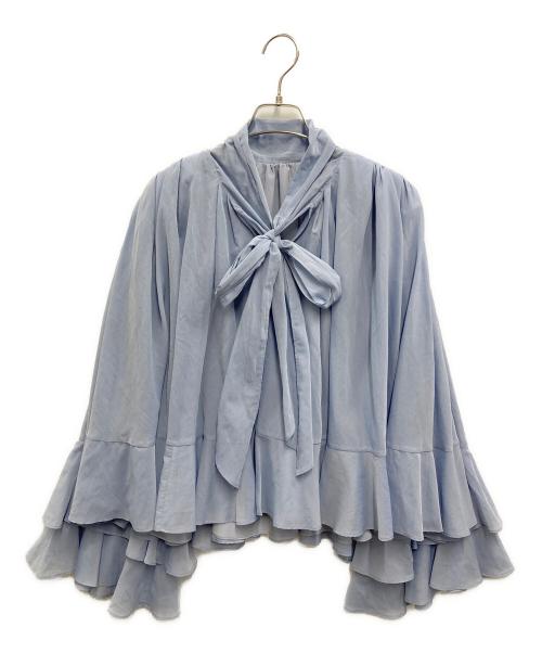THE TOE（ザ・トゥー）THE TOE (ザ・トゥー) Gentian Blouse ブルー サイズ:Mの古着・服飾アイテム